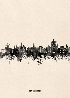 amsterdam city portrait