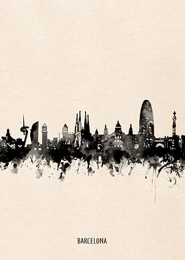barcelona city portrait