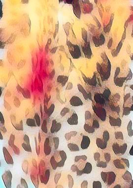 abstract colorful spotted