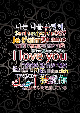 LOVE YOU in all languages