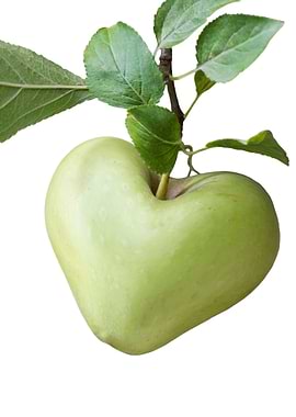 apple heart for love