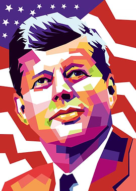 John F Kennedy in popart
