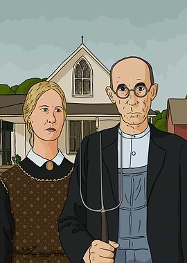 American Gothic Grant Wood