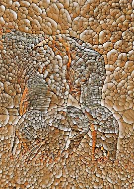 Family of elephants stone