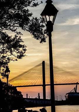 Savannah Georgia at Sunse