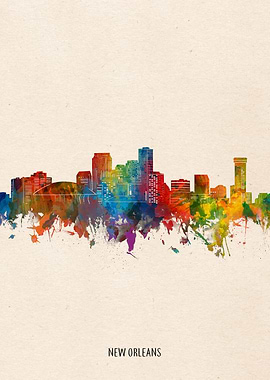 new orleans watercolor