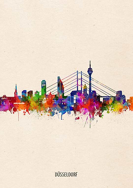 dusseldorf watercolor