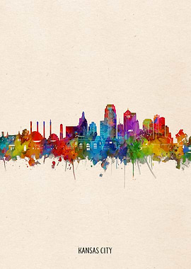 kansas city watercolor