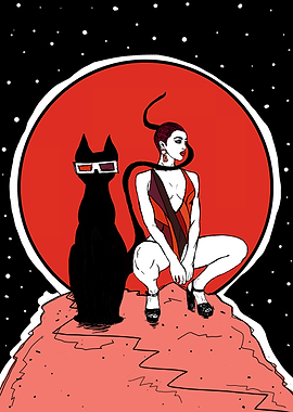 Interstellar Cat Lady