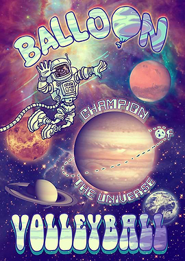 Space Balloon Volleyball