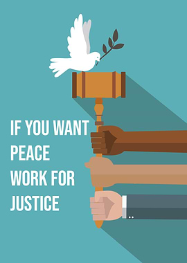 Peace and Justice poster