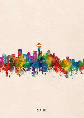 seattle watercolor