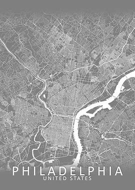 Philadelphia Grey 3D City
