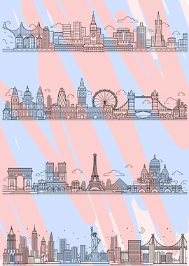 CITY VECTOR POSTER