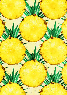 Pineapple watercolor