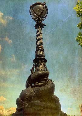 Vintage River Thames Lamp