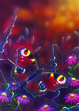 Peacock Butterfly