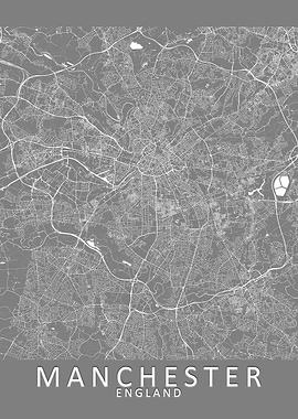 Manchester Grey City map