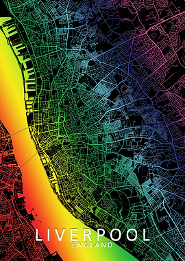 Liverpool Rainbow City Map
