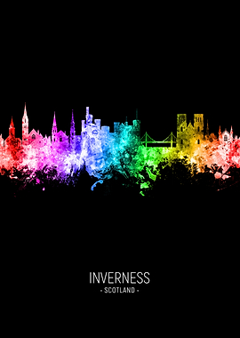 Inverness Scotland Skyline