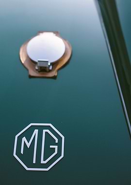 MG classic car photograph