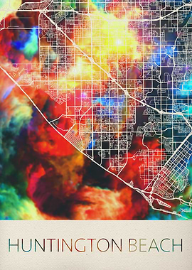 Huntington Beach City Map