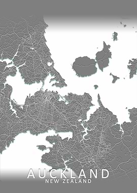 Auckland Grey City Map