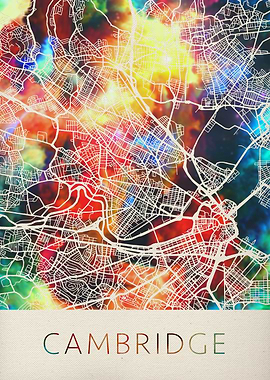 Cambridge Mass Watercolor