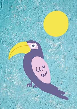 Tropical Blue Toucan