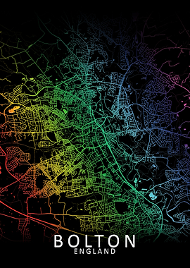 Bolton Rainbow City map