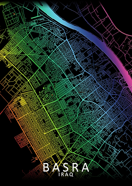 Basra Rainbow City Map