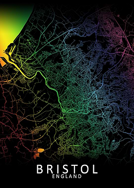 Bristol Rainbow city Map