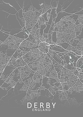 Derby Grey City Map