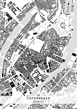 Copenhagen city map