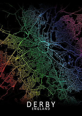 Derby Rainbow City Map