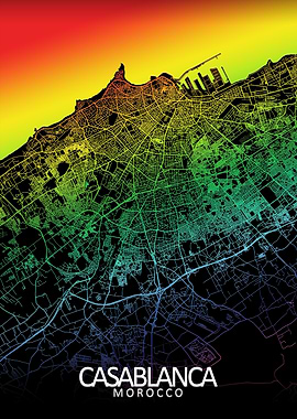 Casablanca Rainbow Map