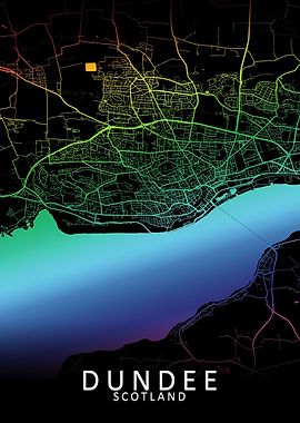 Dundee Rainbow City Map