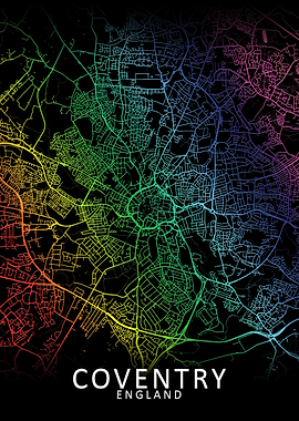 Coventry Rainbow City Map