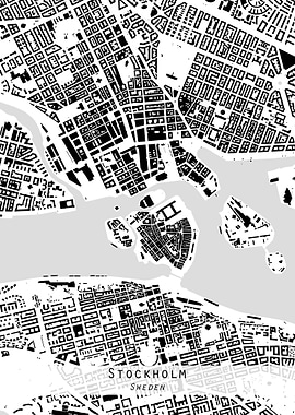 Stockholm city map