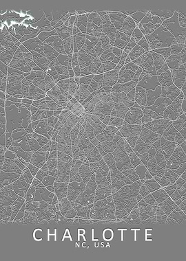 Charlotte Grey City Map