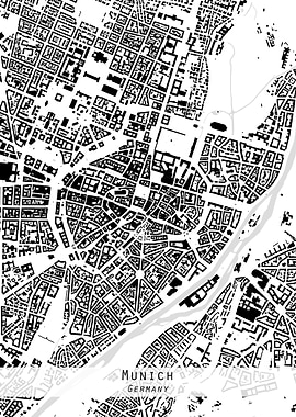 Munich city map