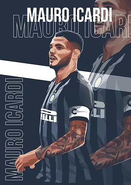 Mauro Icardi Vector Art