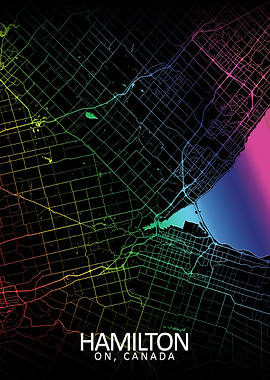 Hamilton Rainbow City Map