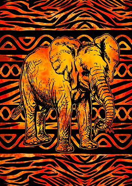 Animal Print and Elephant