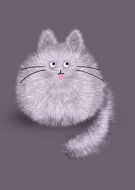 Cute Fluffy cat