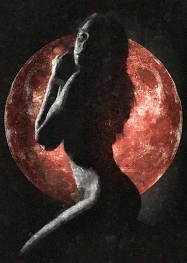The Woman and the Red Moon