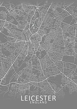 Leicester Grey City Map