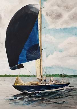 Northern Light Under Sail