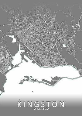 Kingston Grey City Map