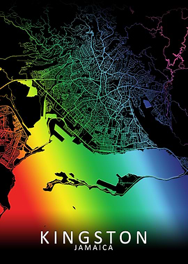 Kingston Rainbow City Map